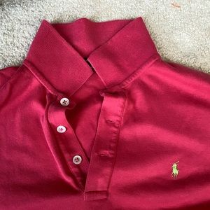 Red J. Crew Polo